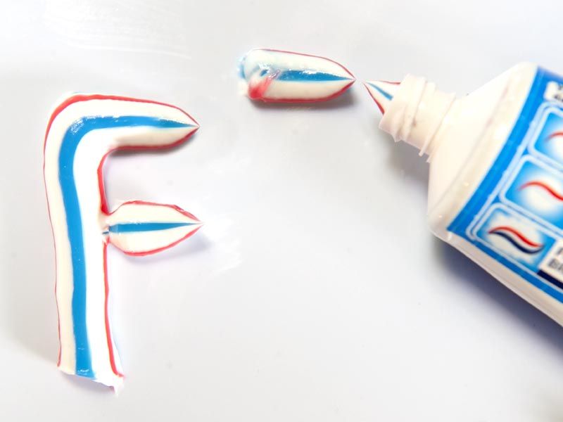 Fluoride Ion Toothpaste