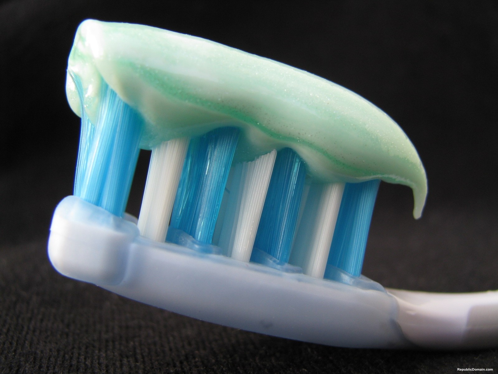 Toothpaste on Toothbrush